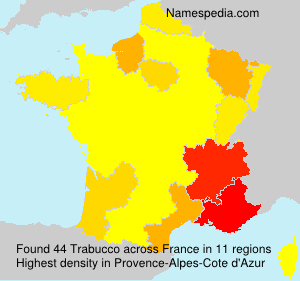 Surname Trabucco in France Surname Trabucco in France