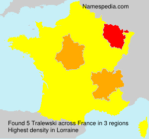 Surname Tralewski in France Surname Tralewski in France