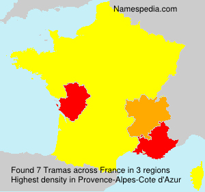 Surname Tramas in France Surname Tramas in France