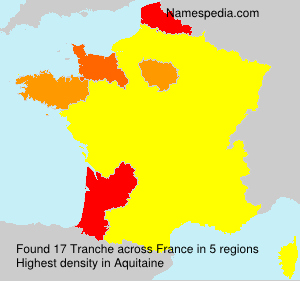 Surname Tranche in France Surname Tranche in France