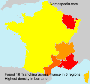 Surname Tranchina in France Surname Tranchina in France
