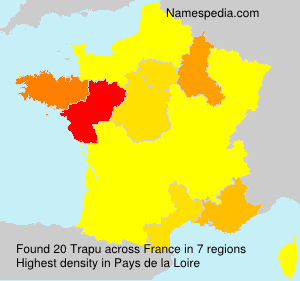 Surname Trapu in France Surname Trapu in France