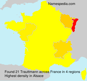 Surname Trauttmann in France Surname Trauttmann in France
