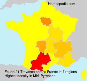 Surname Travanca in France Surname Travanca in France