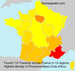 Surname Traverso in France Surname Traverso in France