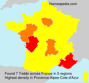 Surname Trebbi in France Surname Trebbi in France