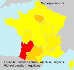 Surname Trebucq in France Surname Trebucq in France