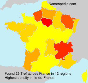 Surname Tref in France Surname Tref in France