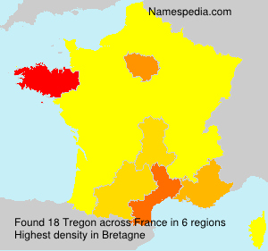 Surname Tregon in France Surname Tregon in France