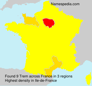 Surname Trem in France Surname Trem in France