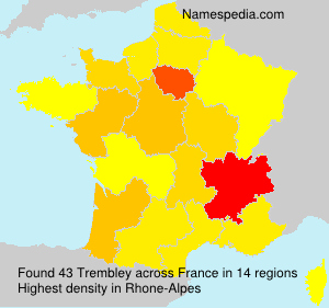Surname Trembley in France Surname Trembley in France
