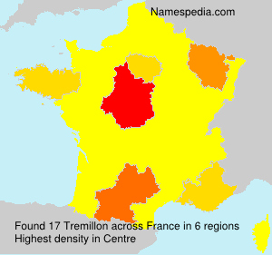 Surname Tremillon in France Surname Tremillon in France