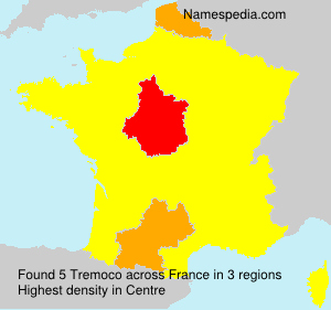 Surname Tremoco in France Surname Tremoco in France