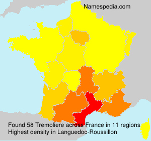 Surname Tremoliere in France Surname Tremoliere in France