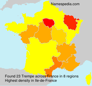 Surname Trempe in France Surname Trempe in France