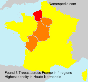 Surname Trepas in France Surname Trepas in France