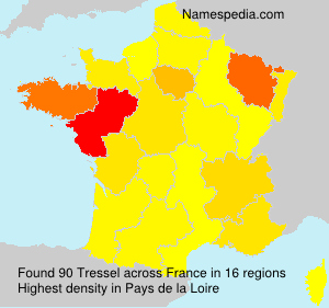 Surname Tressel in France Surname Tressel in France