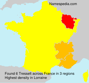 Surname Tresselt in France Surname Tresselt in France