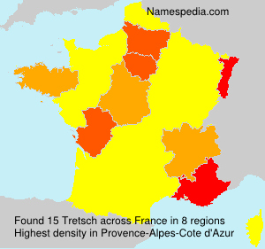 Surname Tretsch in France Surname Tretsch in France