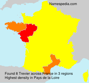Surname Trevier in France Surname Trevier in France