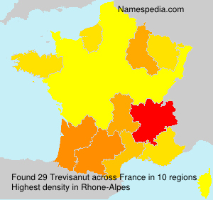 Surname Trevisanut in France Surname Trevisanut in France