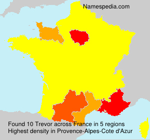 Surname Trevor in France Surname Trevor in France