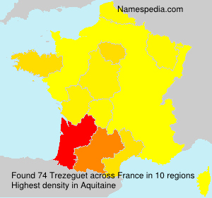 Surname Trezeguet in France Surname Trezeguet in France
