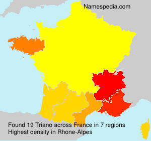 Surname Triano in France Surname Triano in France