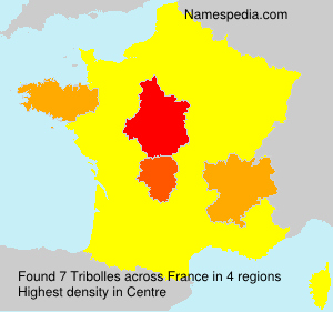 Surname Tribolles in France Surname Tribolles in France
