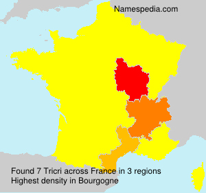 Surname Tricri in France Surname Tricri in France