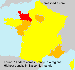 Surname Tridera in France Surname Tridera in France