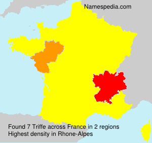 Surname Triffe in France Surname Triffe in France