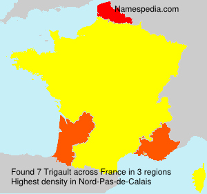 Surname Trigault in France Surname Trigault in France