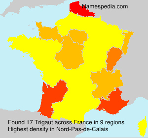 Surname Trigaut in France Surname Trigaut in France