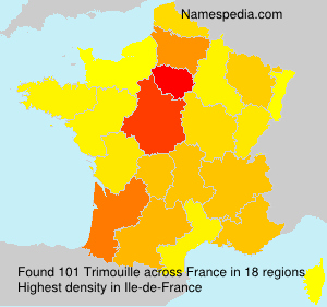 Surname Trimouille in France Surname Trimouille in France