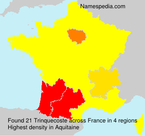 Surname Trinquecoste in France Surname Trinquecoste in France