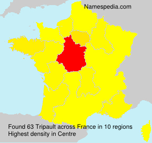 Surname Tripault in France Surname Tripault in France