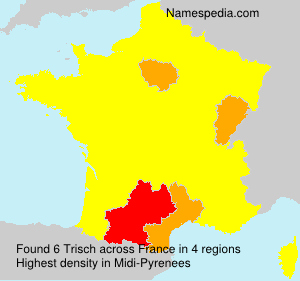 Surname Trisch in France Surname Trisch in France