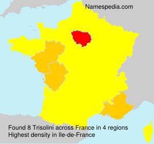 Surname Trisolini in France Surname Trisolini in France