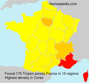 Surname Trojani in France Surname Trojani in France