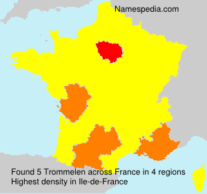 Surname Trommelen in France Surname Trommelen in France