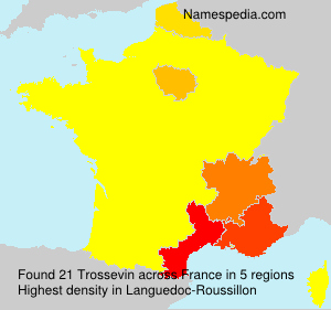 Surname Trossevin in France Surname Trossevin in France