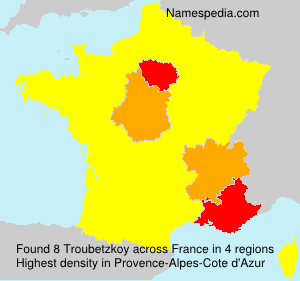 Surname Troubetzkoy in France
