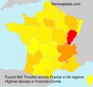 Surname Trouillot in France Surname Trouillot in France