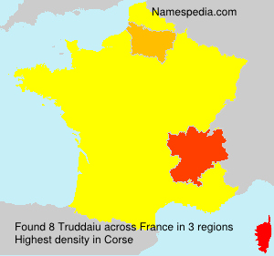 Surname Truddaiu in France Surname Truddaiu in France