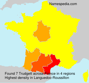 Surname Trudgett in France Surname Trudgett in France