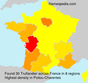 Surname Truflandier in France Surname Truflandier in France