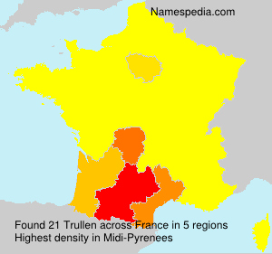 Surname Trullen in France Surname Trullen in France