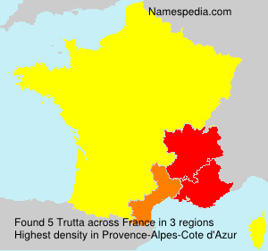 Surname Trutta in France Surname Trutta in France