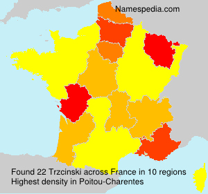 Surname Trzcinski in France Surname Trzcinski in France